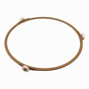 Dreje ring med tre hjul til glastallerken i mikroovn 22,2 cm Fra Midea.